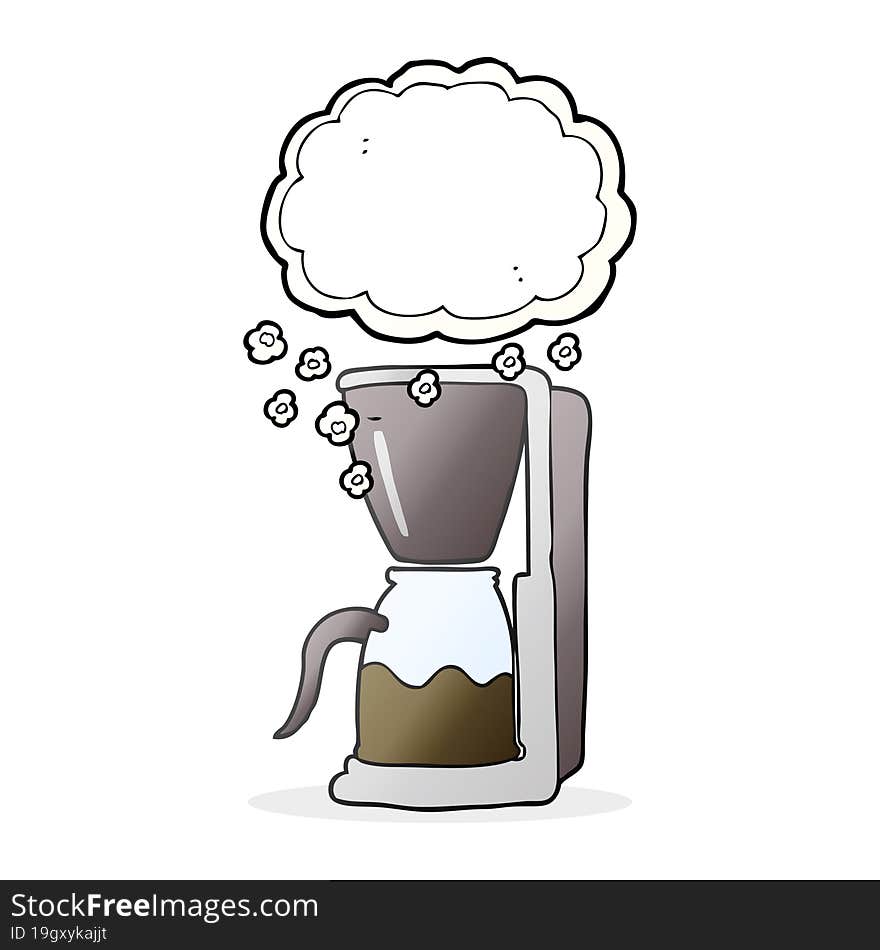 cartoon coffee maker