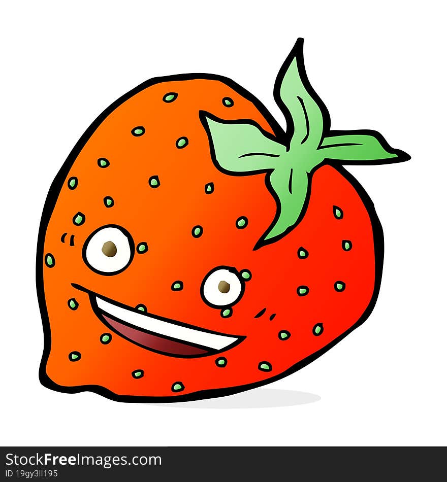 cartoon strawberry