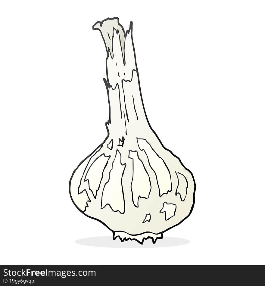 cartoon garlic