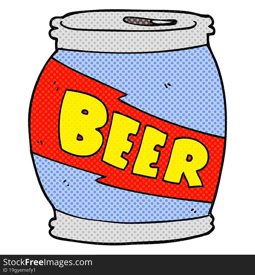 cartoon beer can