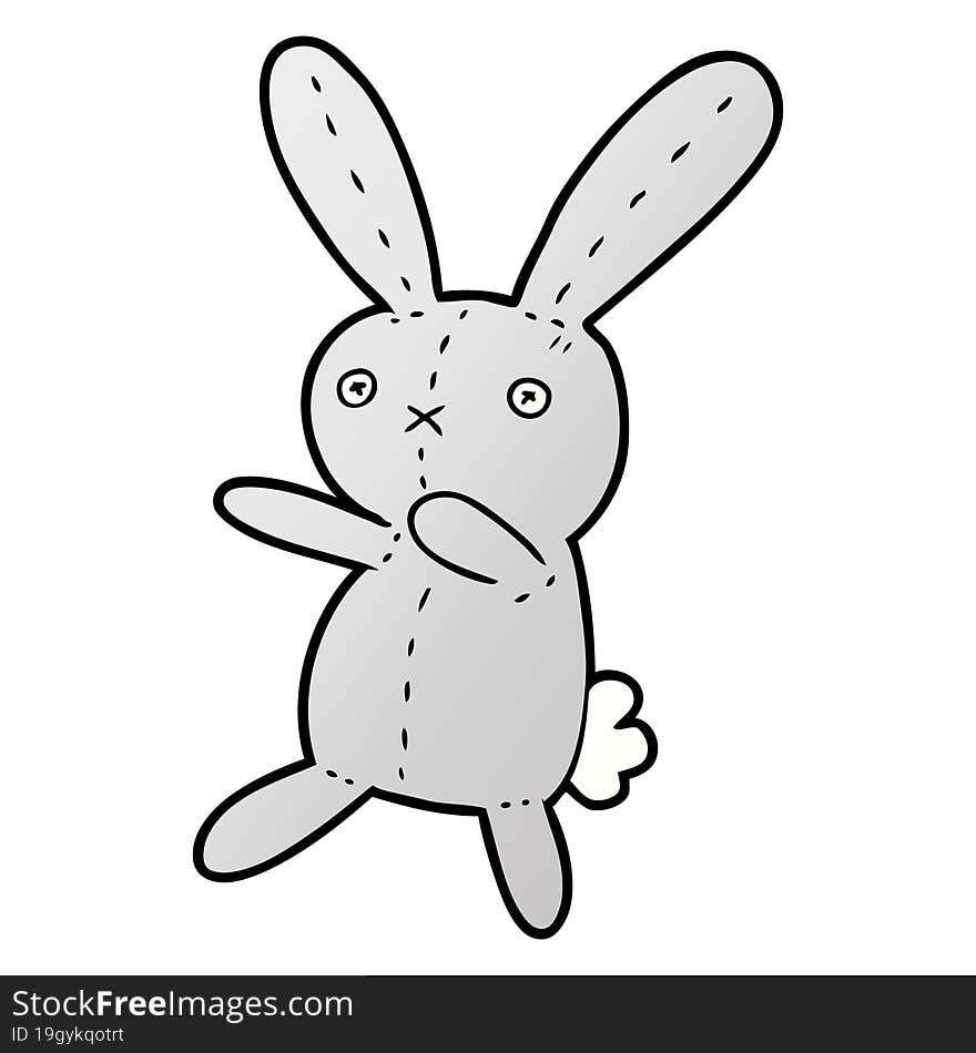 cartoon toy rabbit. cartoon toy rabbit