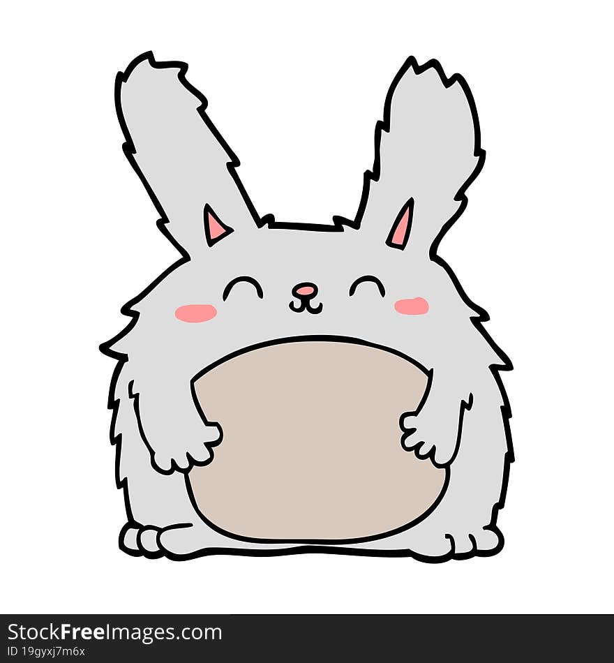 cartoon furry rabbit