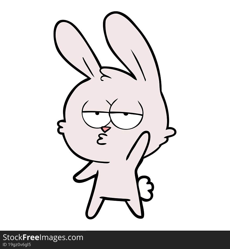 cute cartoon rabbit. cute cartoon rabbit