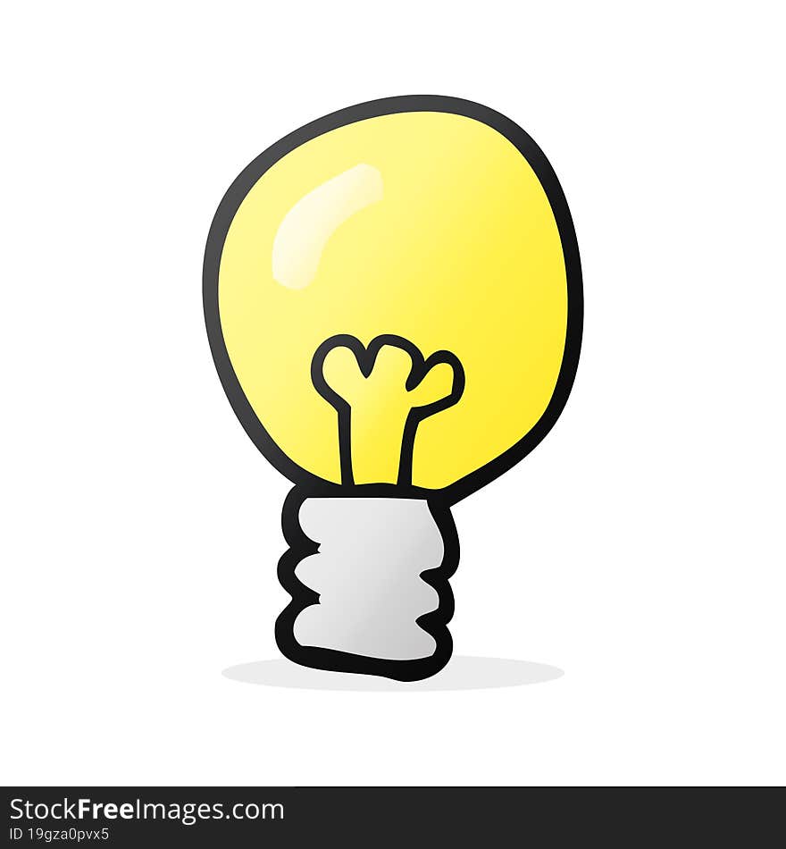 Cartoon Light Bulb