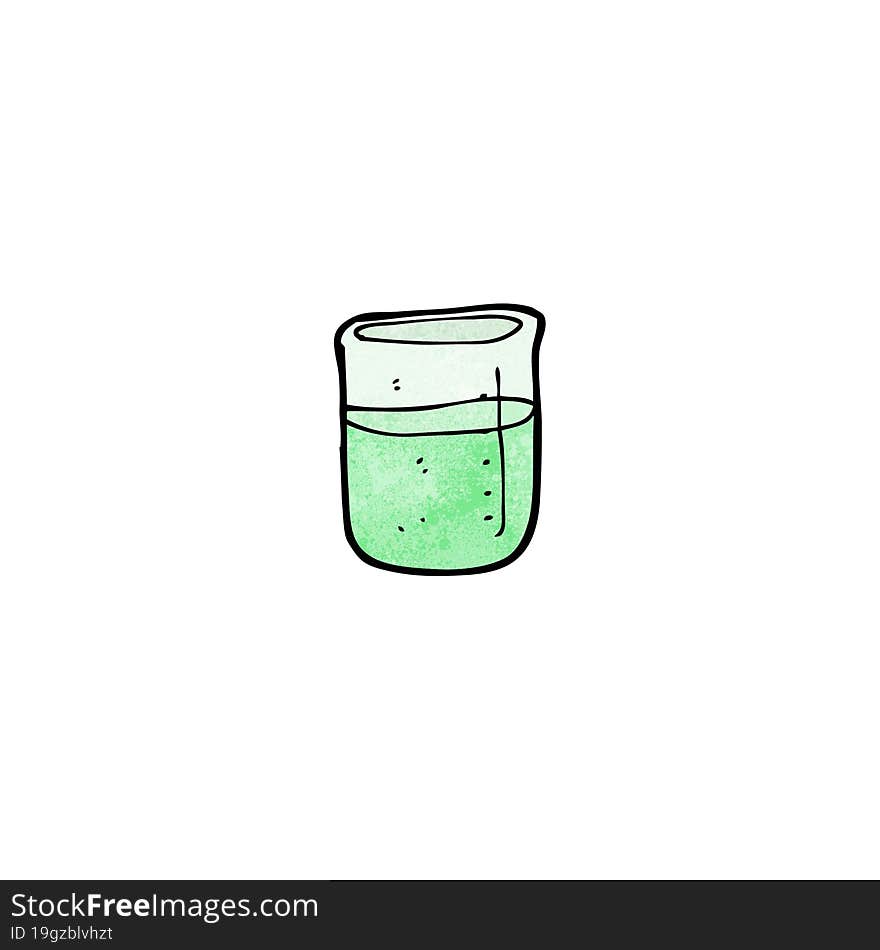 Cartoon Chemical Jar