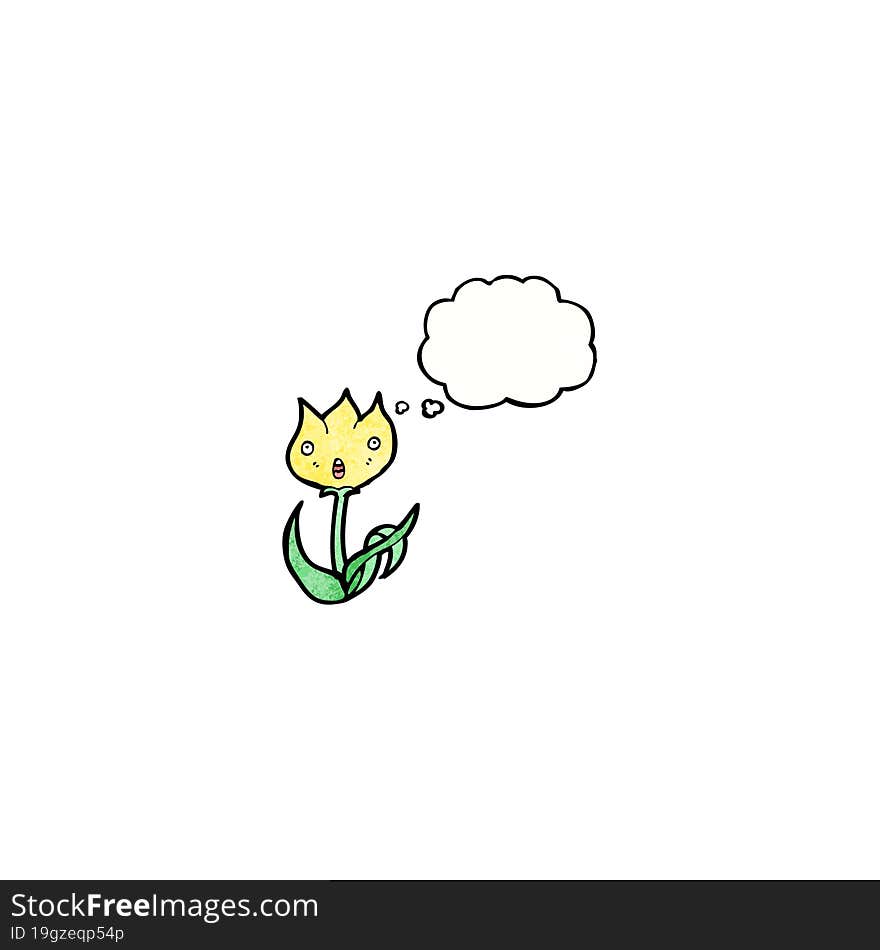 cartoon tulip