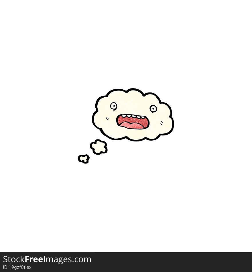 Cartoon Cloud Character