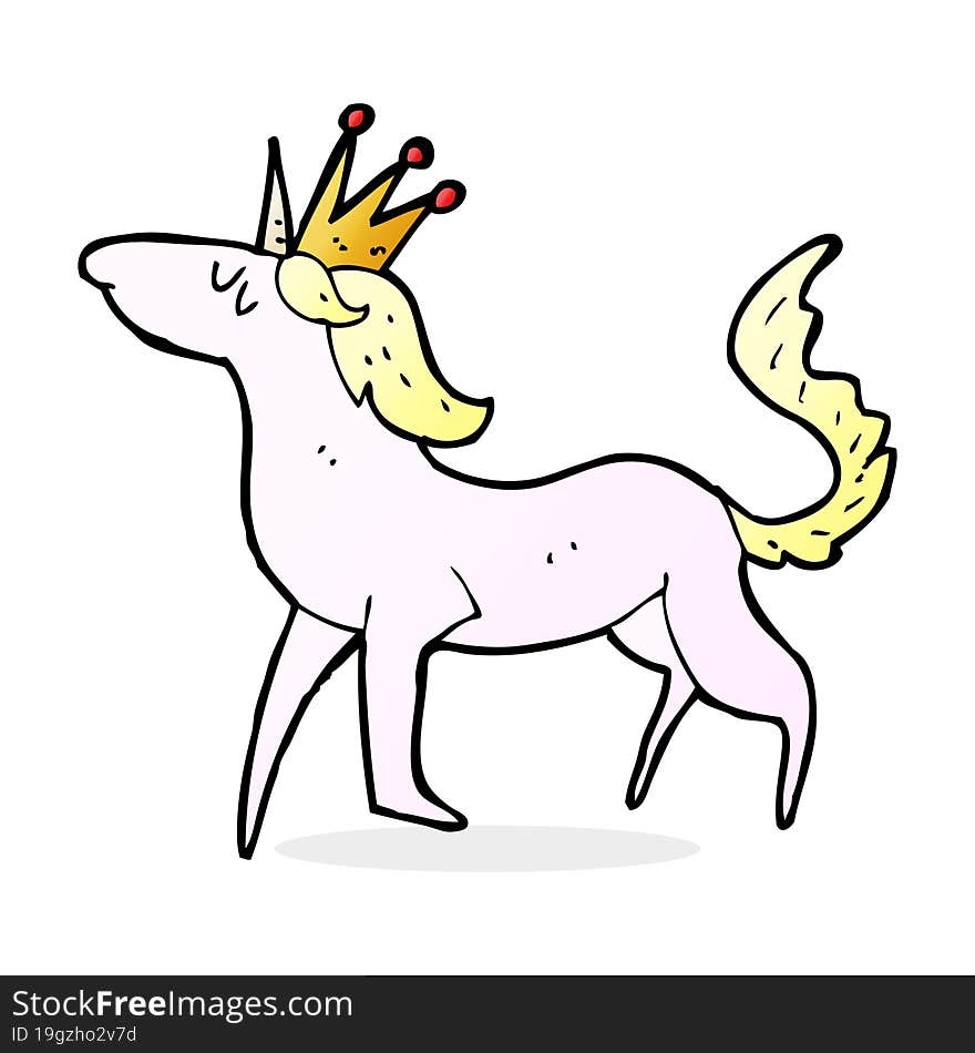 cartoon unicorn