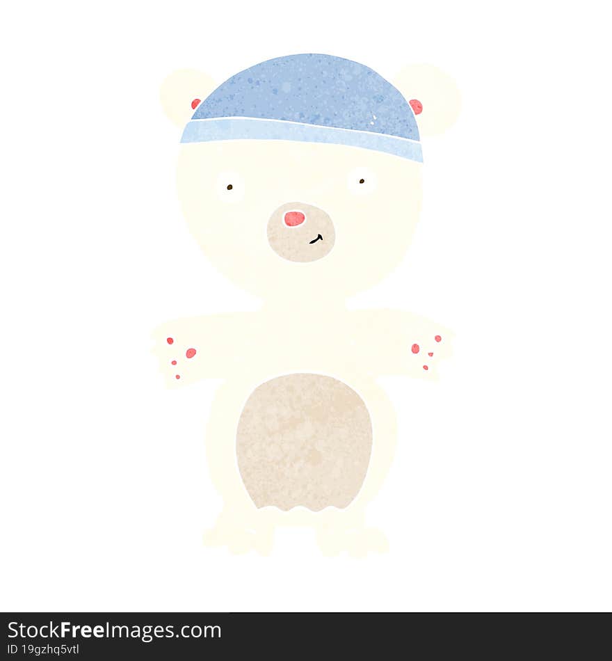 Cartoon Cute Polar Bear