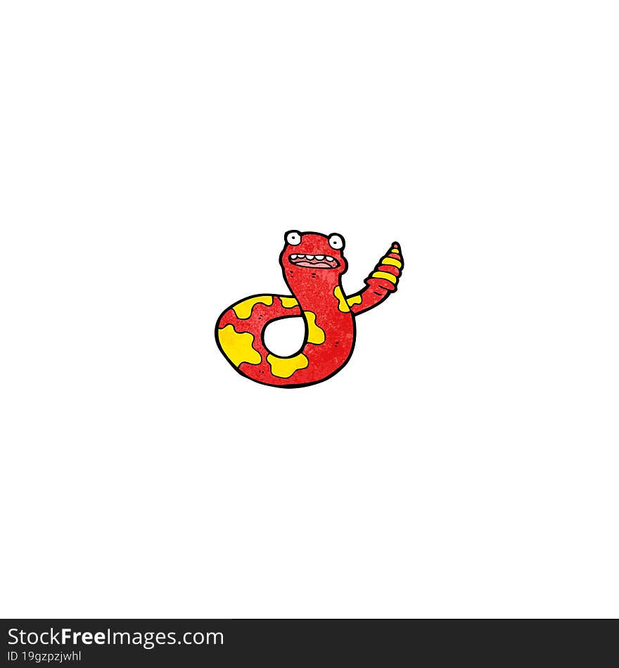 funny cartoon snake