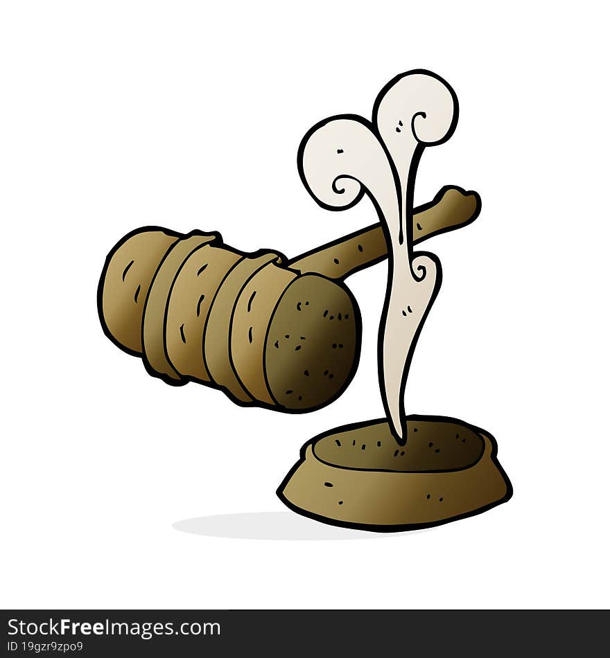 Cartoon Gavel