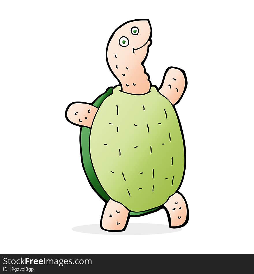 Cartoon Happy Turtle