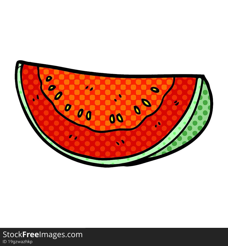 cartoon doodle watermelon