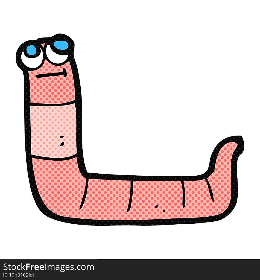 cartoon worm