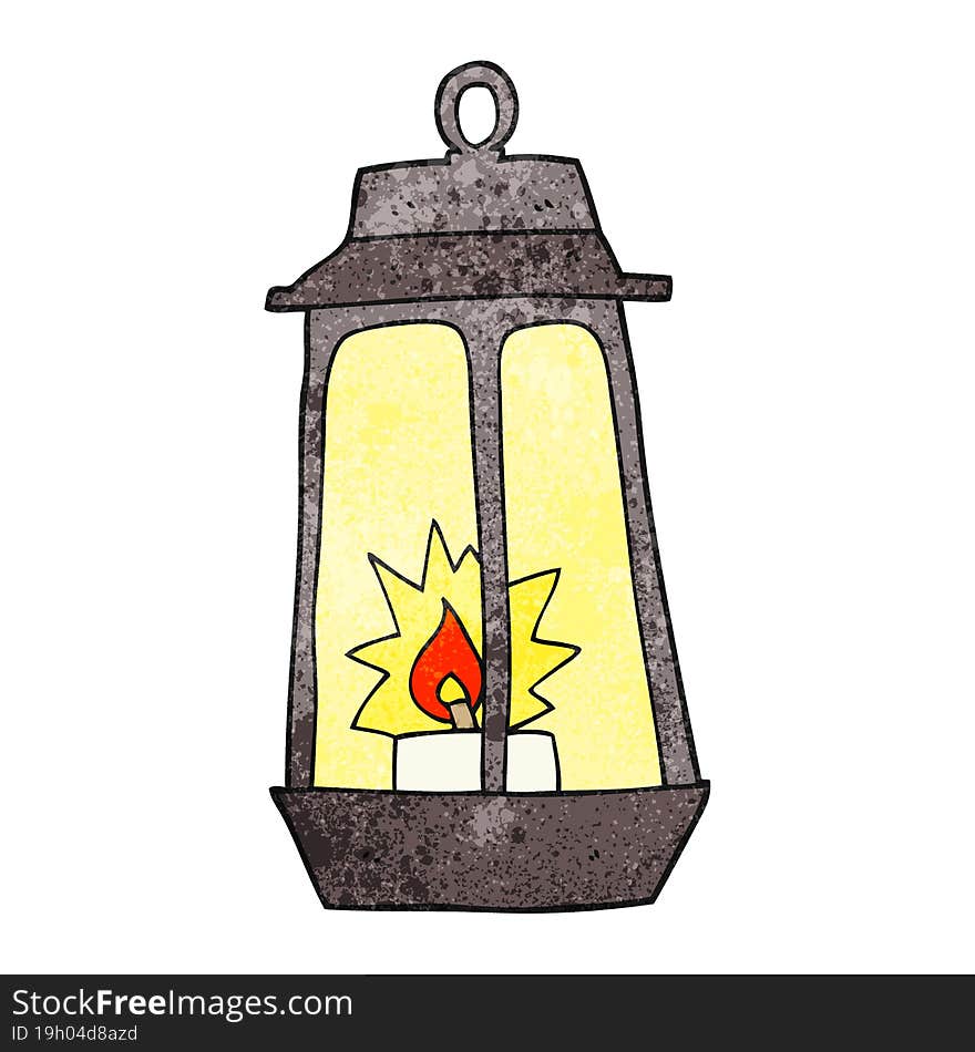 Textured Cartoon Lantern