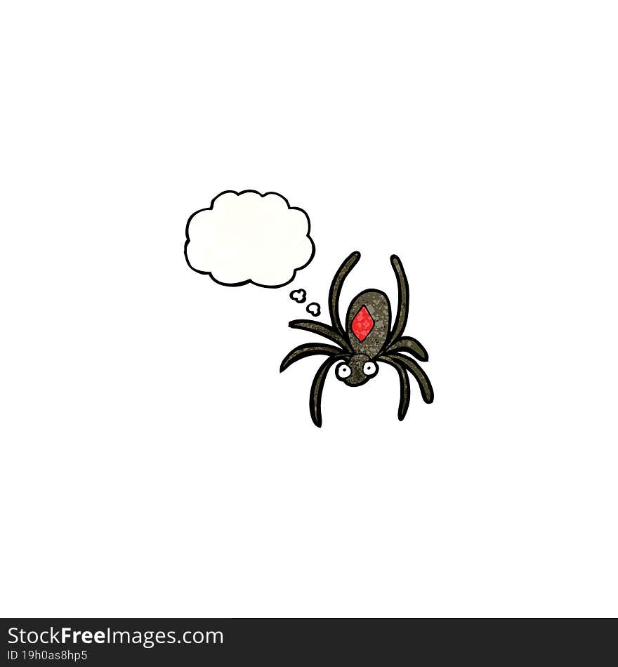 cartoon deadly spider