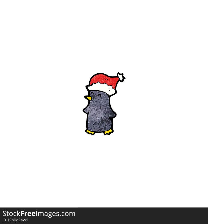 cute christmas penguin