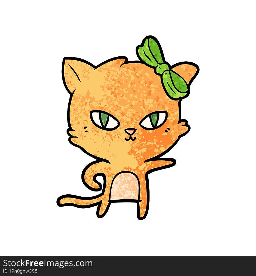 cute cartoon cat. cute cartoon cat