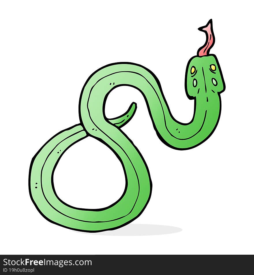 cartoon snake