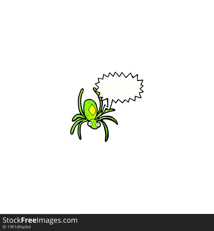 poison spider cartoon