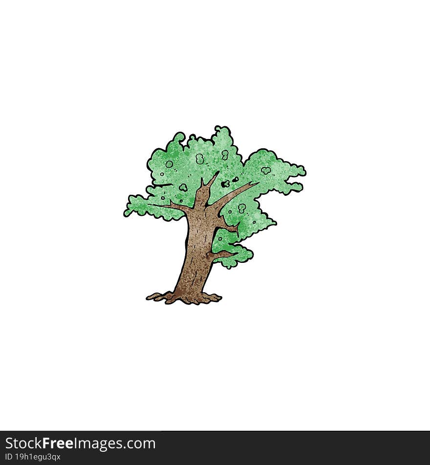 cartoon tree