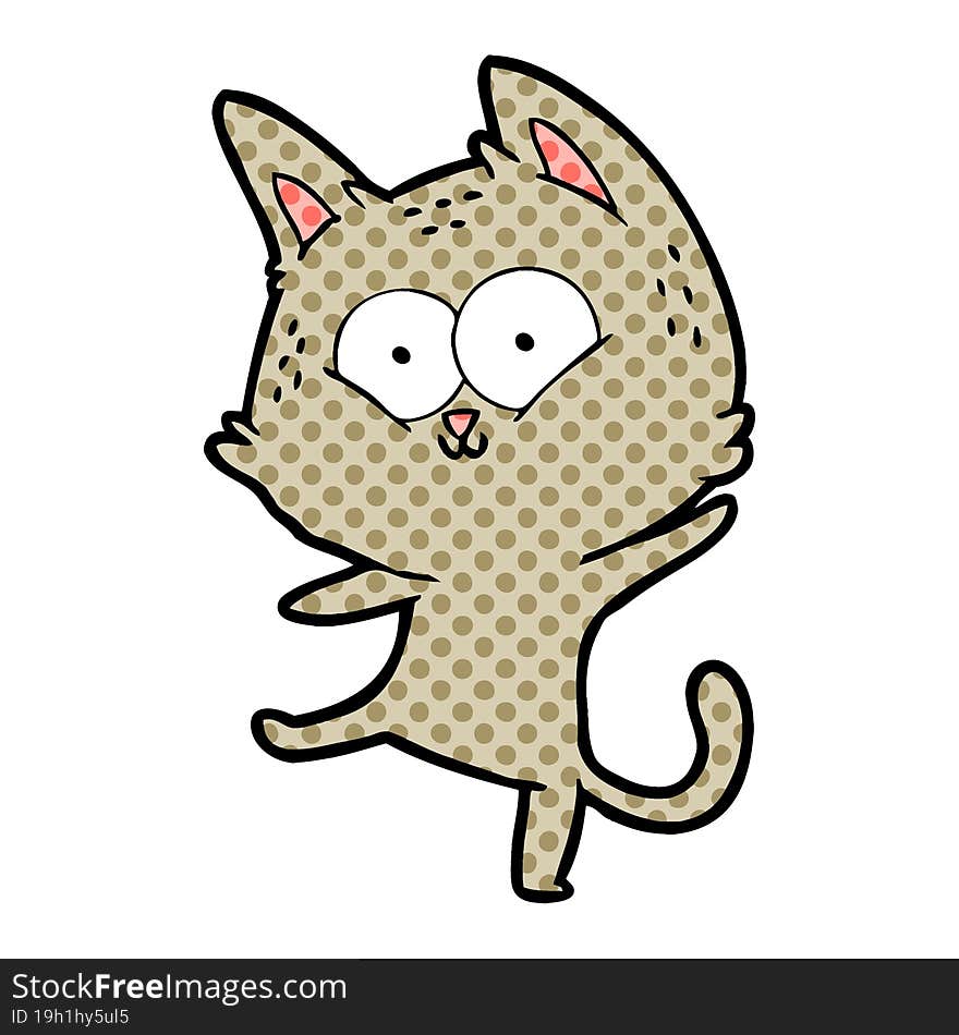 cartoon cat dancing. cartoon cat dancing