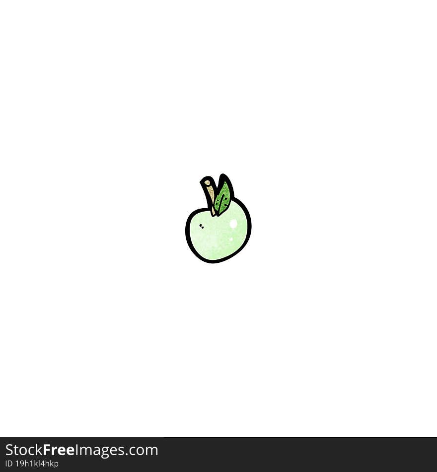 cartoon apple