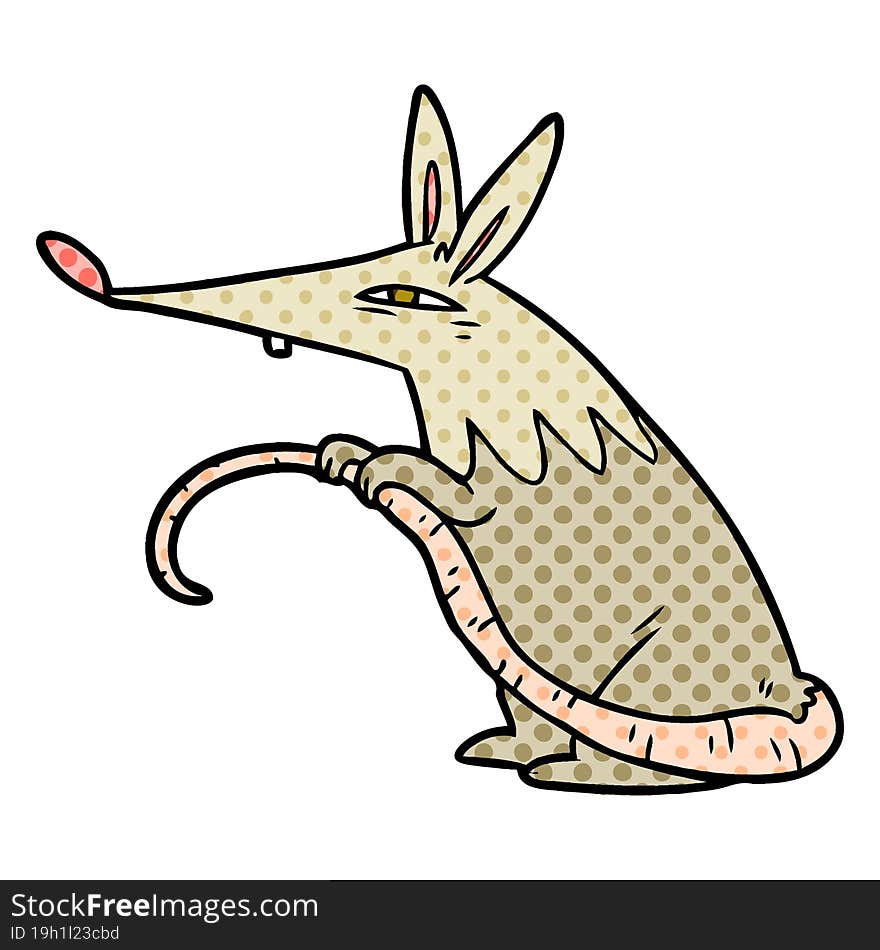 cartoon sneaky rat. cartoon sneaky rat