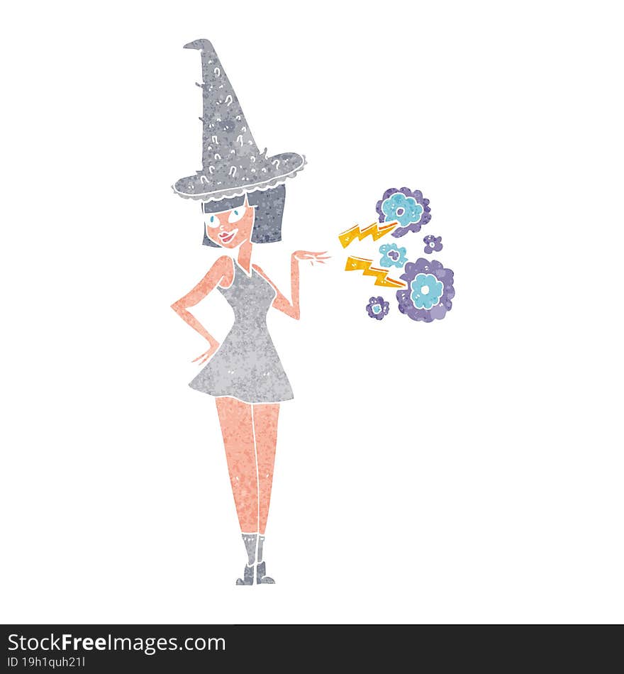 Cartoon Halloween Witch