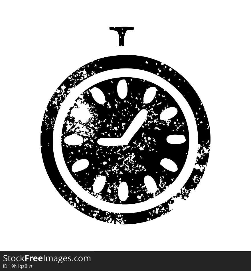 distressed symbol time stopper