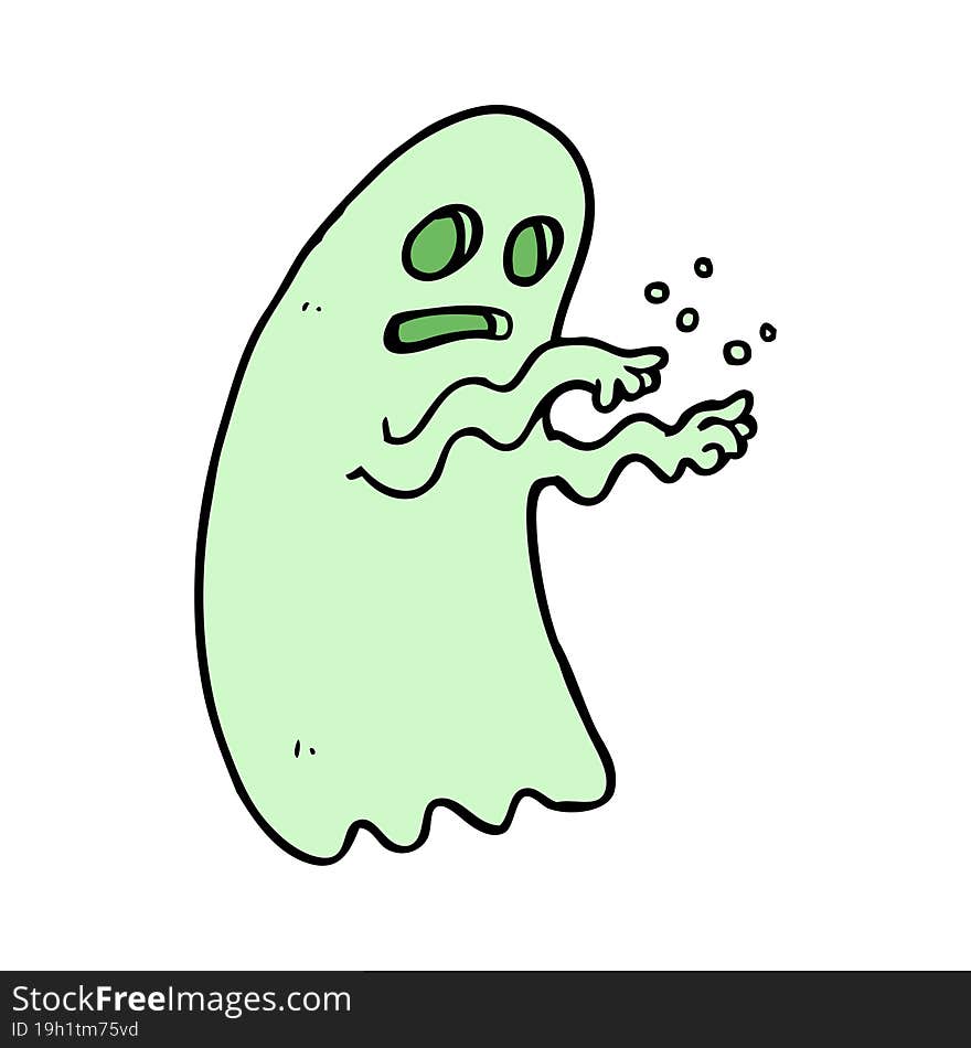 cartoon ghost