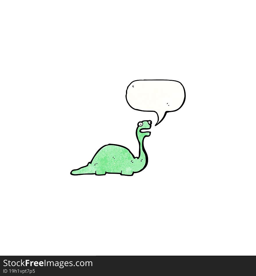 cartoon friendly dinosaur