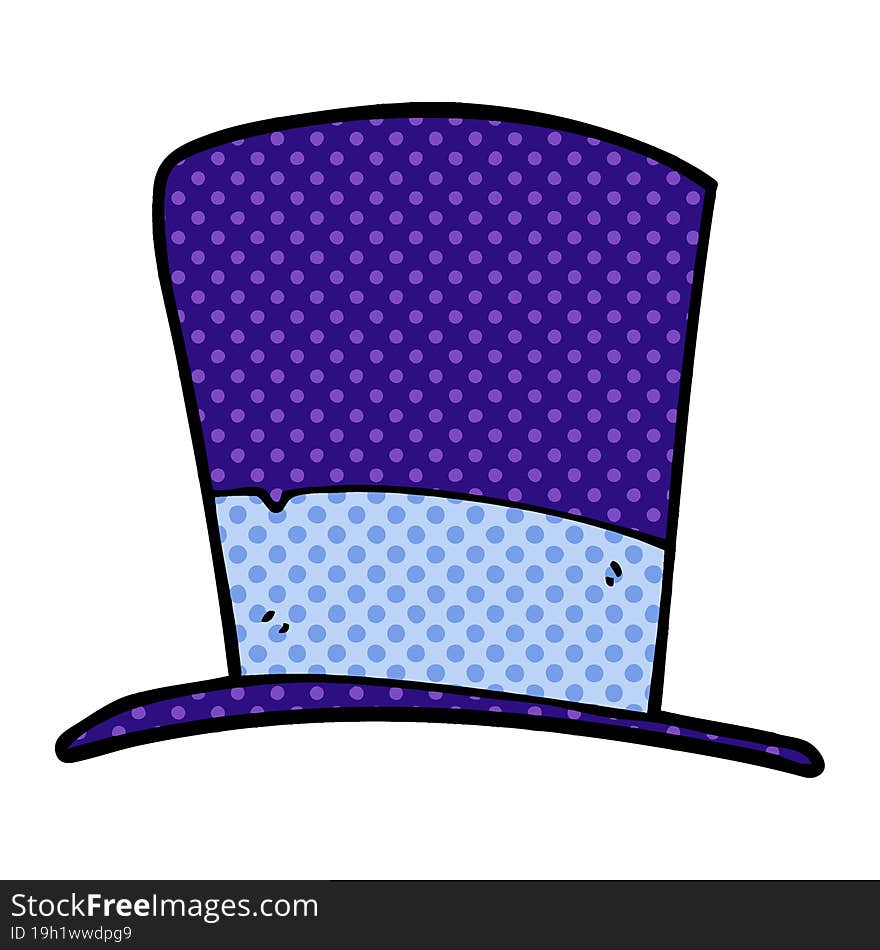 Cartoon Doodle Top Hat