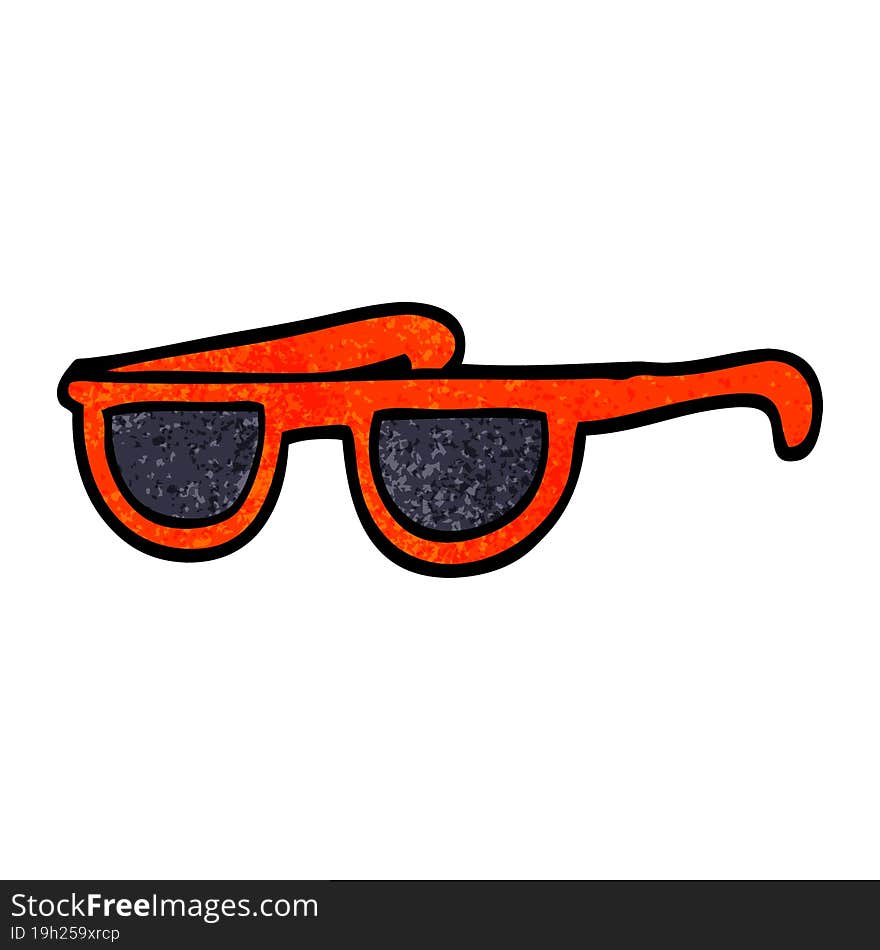 Cartoon Doodle Cool Sunglasses