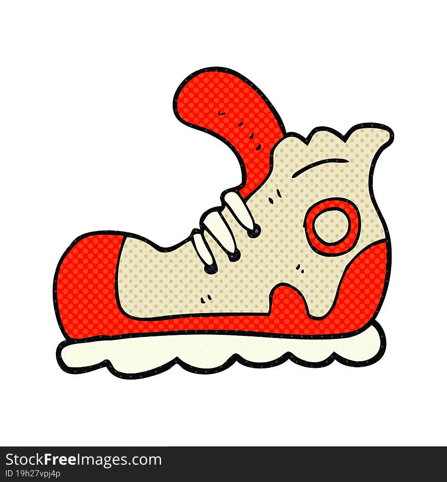 cartoon sneaker