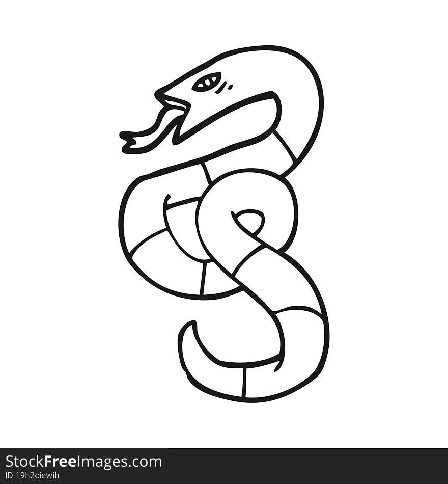 Cartoon Snake