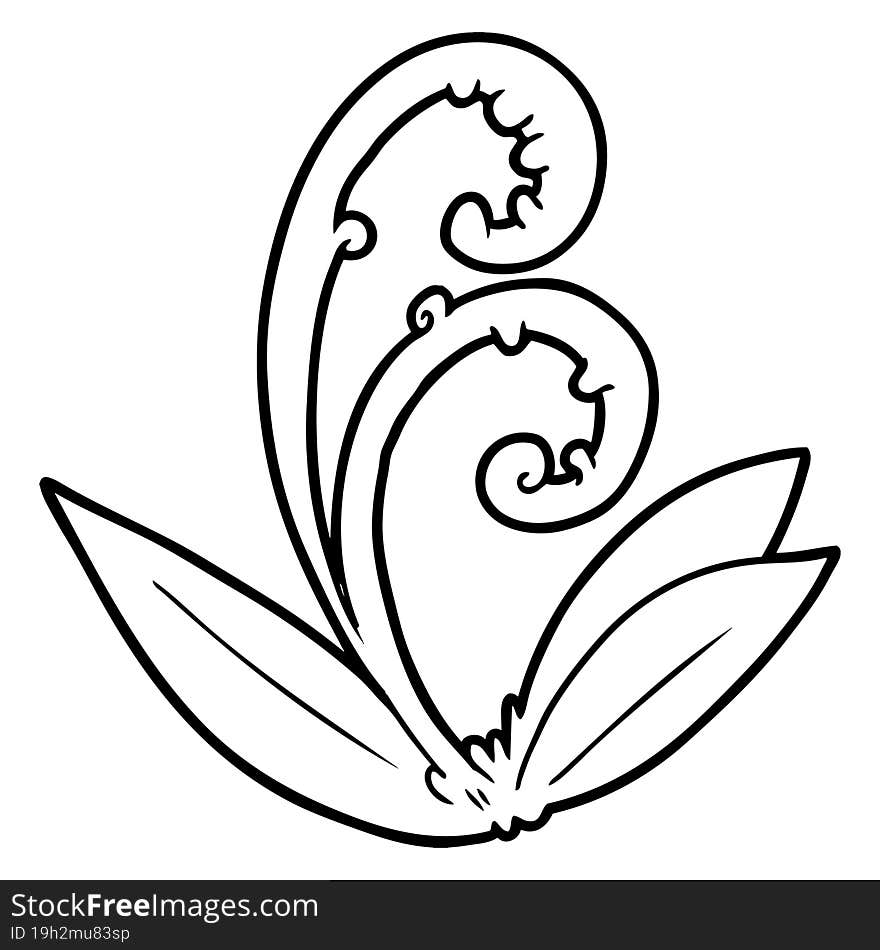 cartoon leaf. cartoon leaf