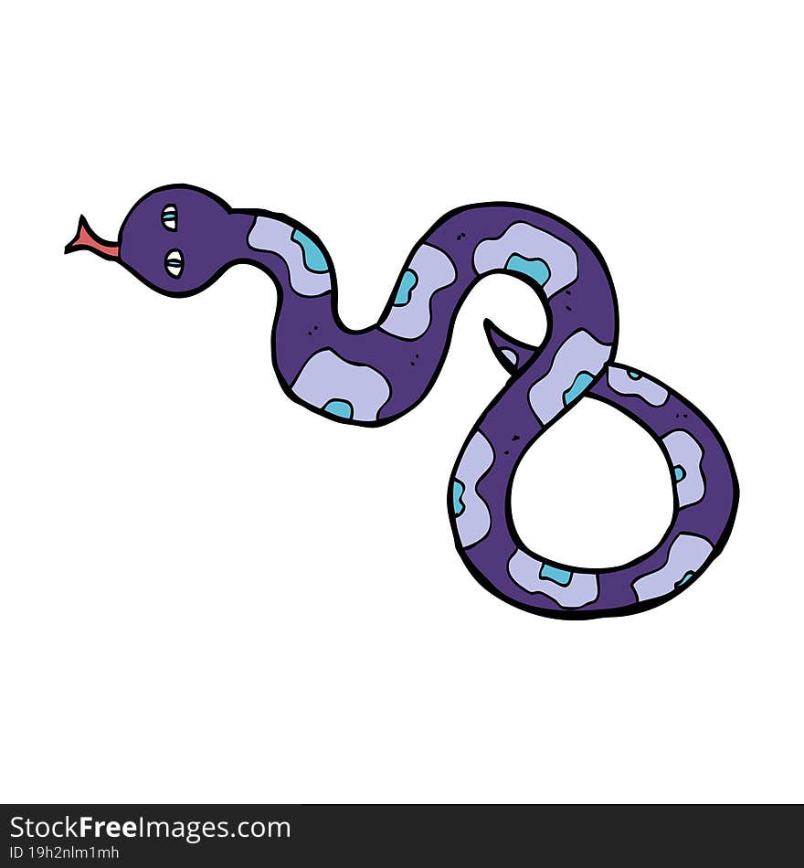 cartoon snake