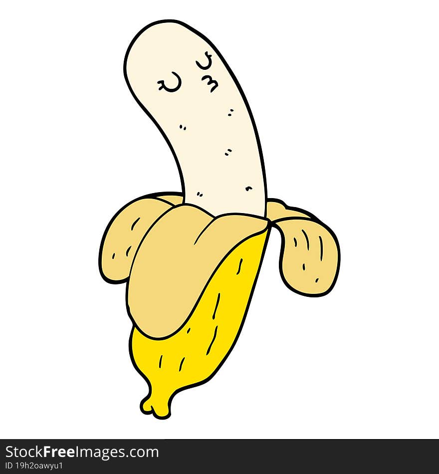 cartoon banana