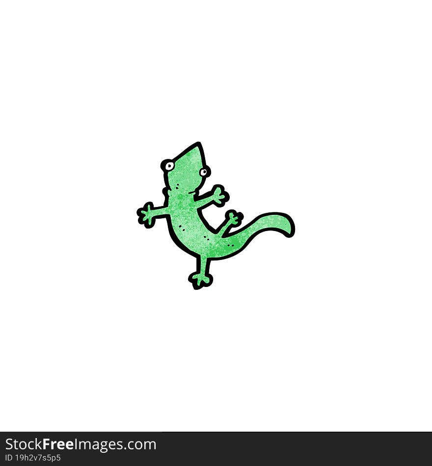 cartoon lizard