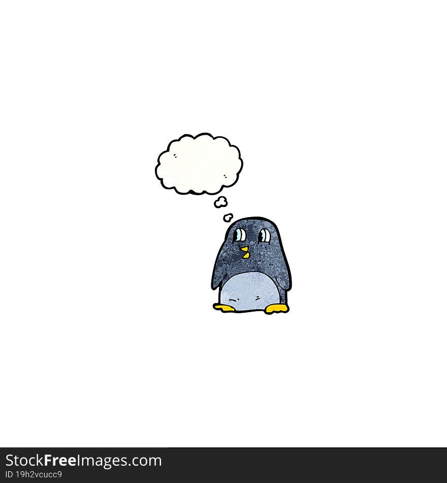 cartoon penguin