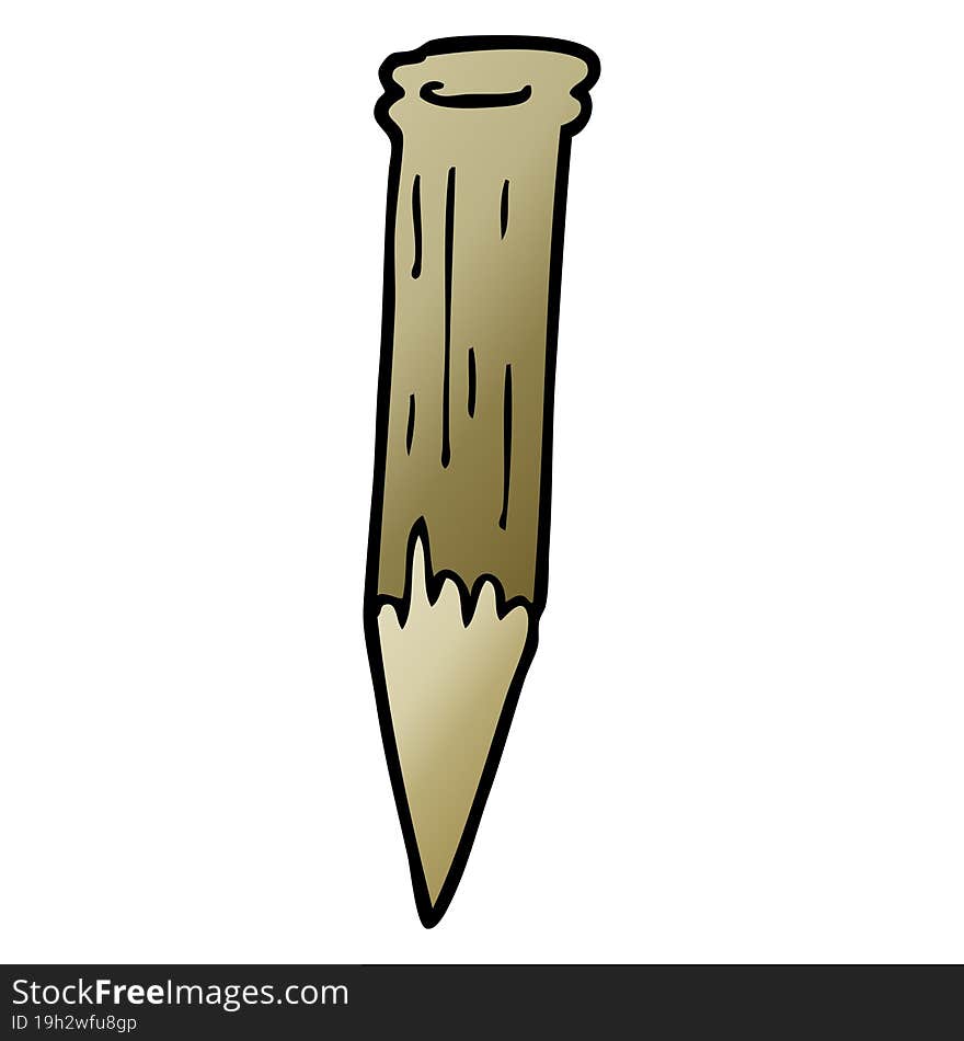 Cartoon Doodle Wooden Stake