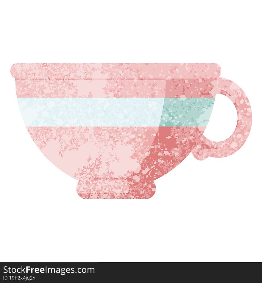 coffee cup graphic vector illustration icon. coffee cup graphic vector illustration icon