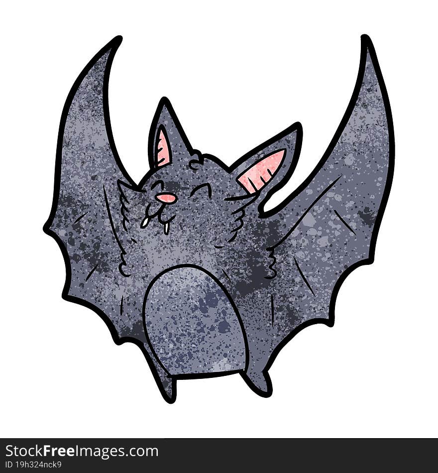 cartoon vampire halloween bat. cartoon vampire halloween bat