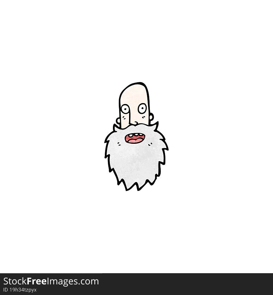 cartoon old man