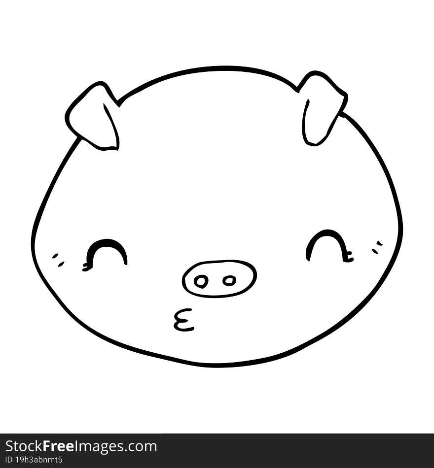 cartoon pig