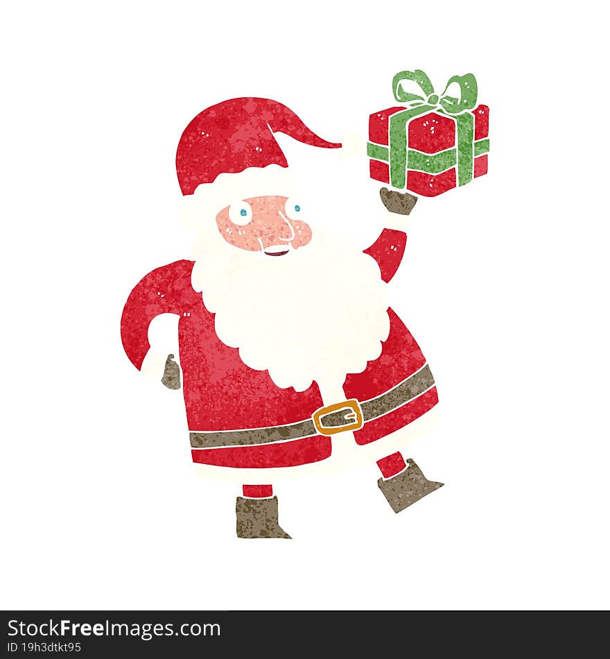 cartoon santa claus