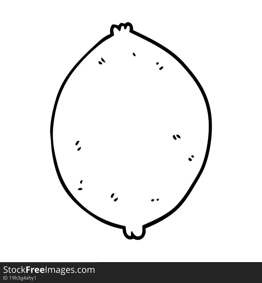 Cartoon Lemon