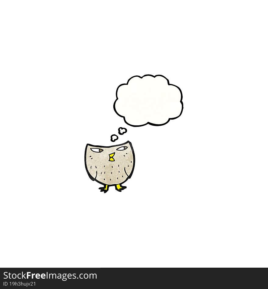 cartoon little owl