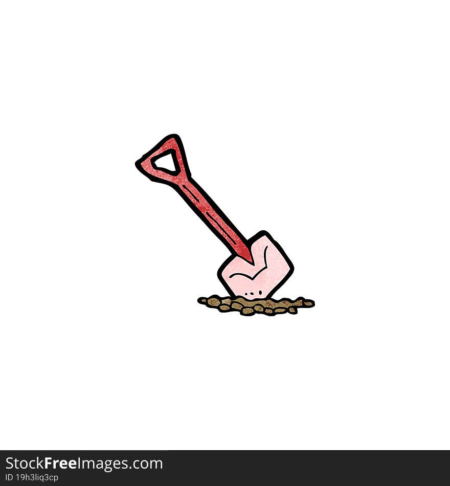 cartoon shovel